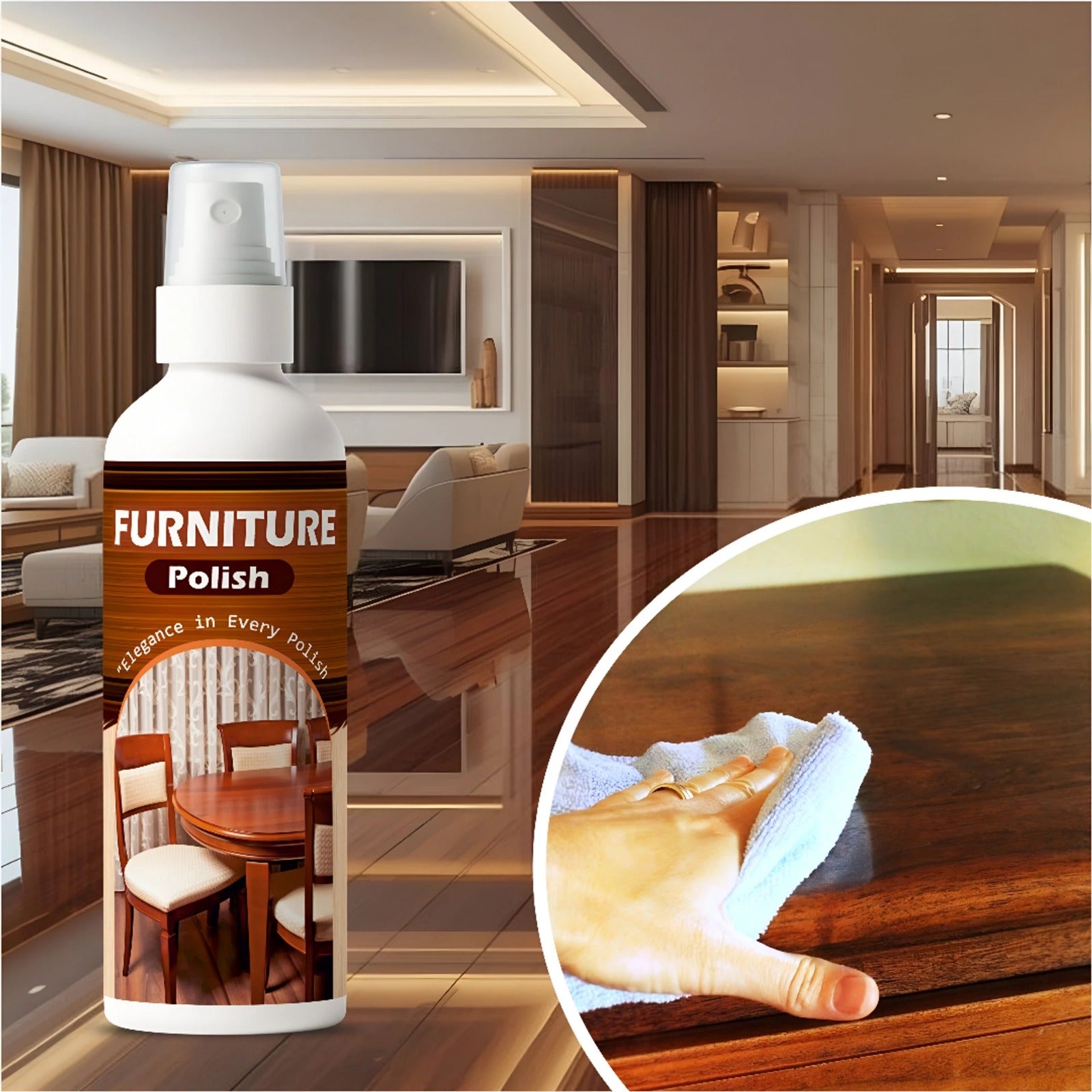 Wood Furniture Polish Spray