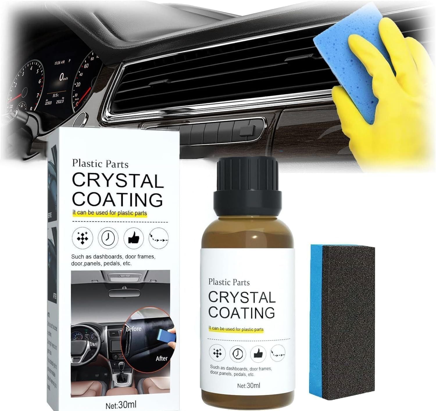 Premium Crystal Coating Car Polish Kit