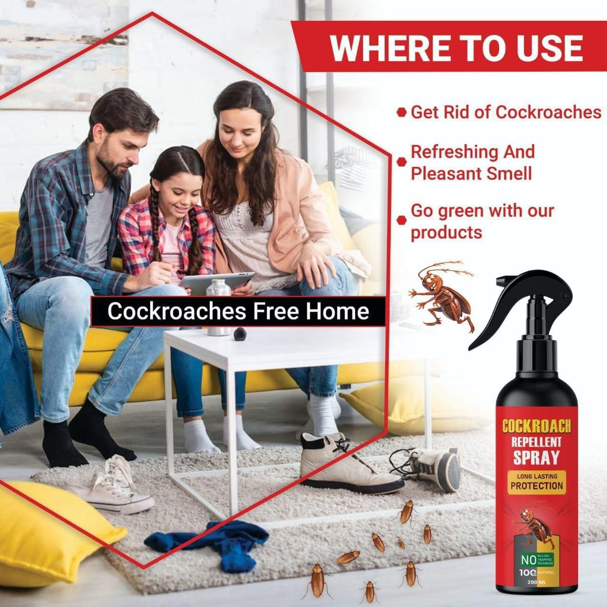 Cockroach Repellent Spray – EYS